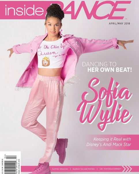 SOFIA WYLIE WEARING IMAGE DU IMAGE FULL OUTFIT/ INSIDE DANCE MAGAZINE (APRIL 2018)
