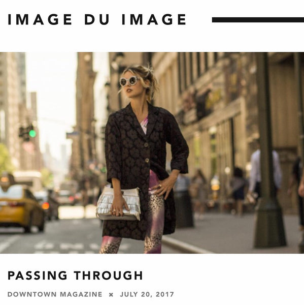FASHION EDITORIAL: PASSING THROUGH - DOWNTOWN MAGAZINE NYC (LOOK 7 FROM SPRING SUMMER 2017)